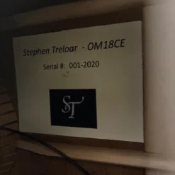 Custom Stephen Treloar OM18CE Acoustic Electric Guitar W/case