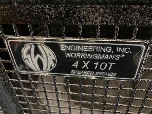 SWR 350 Head W/Working Man 4 X 10T Cab 4 SWR 350 Head W/Working Man 4 X 10T Cab