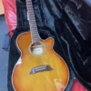 GUITARS Takamine Thinline Series AC/EL Guitar With Cutaway In Gloss Tea Burst Finish