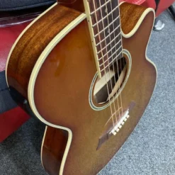 GUITARS Takamine Thinline Series AC/EL Guitar With Cutaway In Gloss Tea Burst Finish