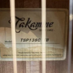 GUITARS Takamine Thinline Series AC/EL Guitar With Cutaway In Gloss Tea Burst Finish 13 GUITARS Takamine Thinline Series AC/EL Guitar With Cutaway In Gloss Tea Burst Finish