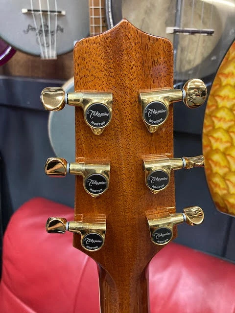 GUITARS Takamine Thinline Series AC/EL Guitar With Cutaway In Gloss Tea Burst Finish 7 GUITARS Takamine Thinline Series AC/EL Guitar With Cutaway In Gloss Tea Burst Finish