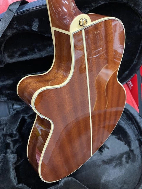 GUITARS Takamine Thinline Series AC/EL Guitar With Cutaway In Gloss Tea Burst Finish 8 GUITARS Takamine Thinline Series AC/EL Guitar With Cutaway In Gloss Tea Burst Finish