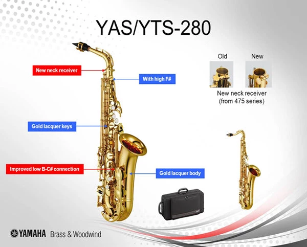 Brass And Woodwind Instruments Yamaha YAS280 Alto Saxophone 4 Brass And Woodwind Instruments Yamaha YAS280 Alto Saxophone